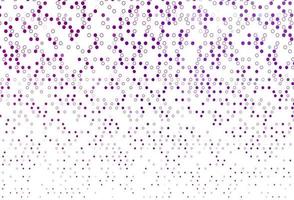 Light Purple vector background with bubbles.