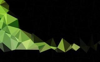 Light Green vector polygon abstract layout.