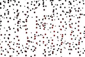 Light Red vector background with triangles, circles, cubes.