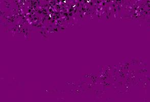 Light Purple vector template with memphis shapes.