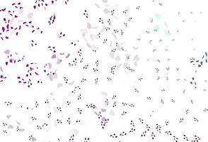 Light purple vector background with abstract forms.