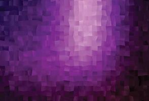 Dark Purple vector triangle mosaic texture.