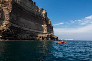 Landscapes of the Island of Santorini photo