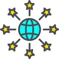 Global Network Vector Icon