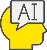 icono de vector de ai