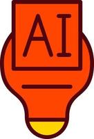 Artificial Intelligence Vector Icon