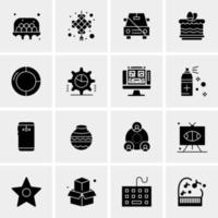 16 Universal Business Icons Vector Creative Icon Illustration to use in web and Mobile Related project