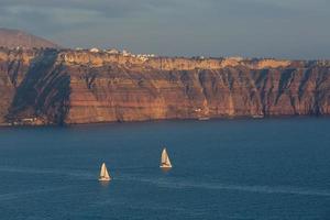 Landscapes of the Island of Santorini photo