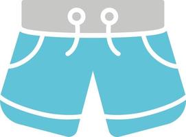 icono de vector de pantalones cortos