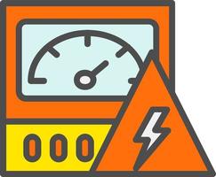 Electric Meter Vector Icon