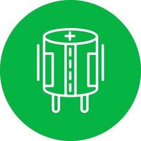 Capacitor Vector Icon