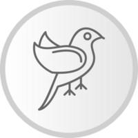 icono de vector de pájaro