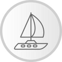 Yacht Vector Icon