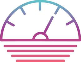 Speedo Meter Vector  Icon