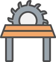 Table Saw Vector Icon