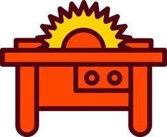 Table Saw Vector Icon