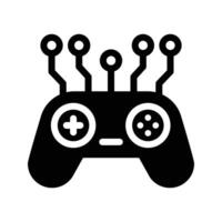 ilustración de vector de control de juego en un fondo. símbolos de calidad premium. iconos vectoriales para concepto y diseño gráfico.