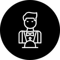 Waiter Vector Icon