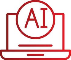 icono de vector de ai