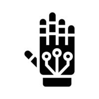 robotic hand vector illustration on a background.Premium quality symbols.vector icons for concept and graphic design.