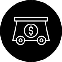 Mining Cart Vector Icon