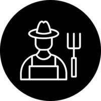 Farmer Vector Icon