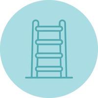 Step Ladder Vector Icon