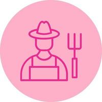 Farmer Vector Icon