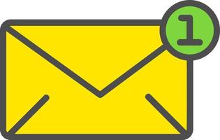 icono de vector de correo