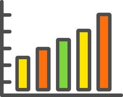 Bar Chart Vector Icon