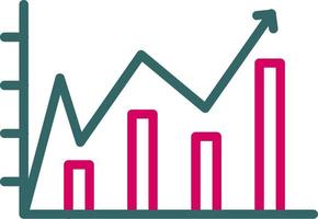 Line Chart Vector Icon