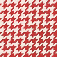 Houndstooth check pattern, Xmas plaid pattern vector