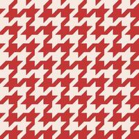 Houndstooth check pattern, Xmas plaid pattern vector