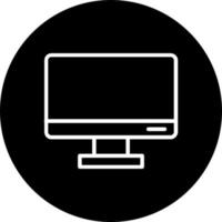 monitor de icono de vector