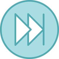Fast Forward Vector Icon