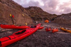 Landscapes of the Island of Santorini photo