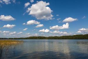 Summer Landscapes by the Lake in Lithuania photo