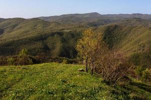 paisajes primaverales de las montañas de grecia foto