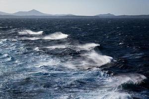 Waves and Splashes in the Mediterranean Sea photo