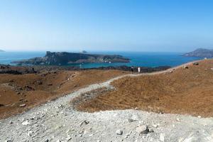 paisajes de la isla de santorini foto