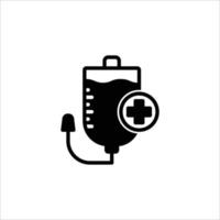 Infuse icon. solid icon vector