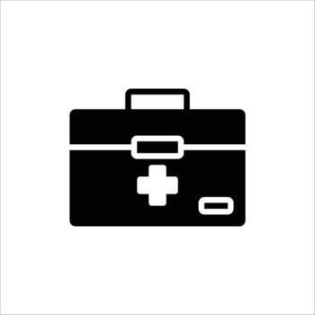 Bag icon. solid icon vector