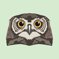 a very unique owl vector