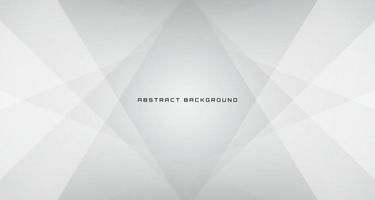 3D white techno abstract background overlap layer on bright space with light lines decoration. Graphic design element cutout style concept for banner, flyer, card, brochure cover, or landing page vector