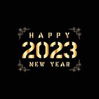 Happy new year 2023 modern design vector