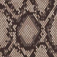 Gorgeous Python Brown Snake Skin Seamless Pattern vector