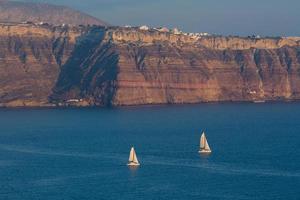 Landscapes of the Island of Santorini photo