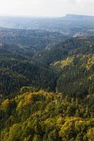 Autumn landscapes in  Prebischtor, Bohemia photo