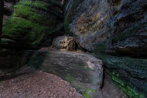 paisajes otoñales en prebischtor, bohemia foto