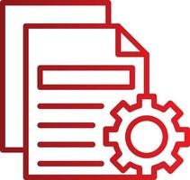 Content Management Vector Icon